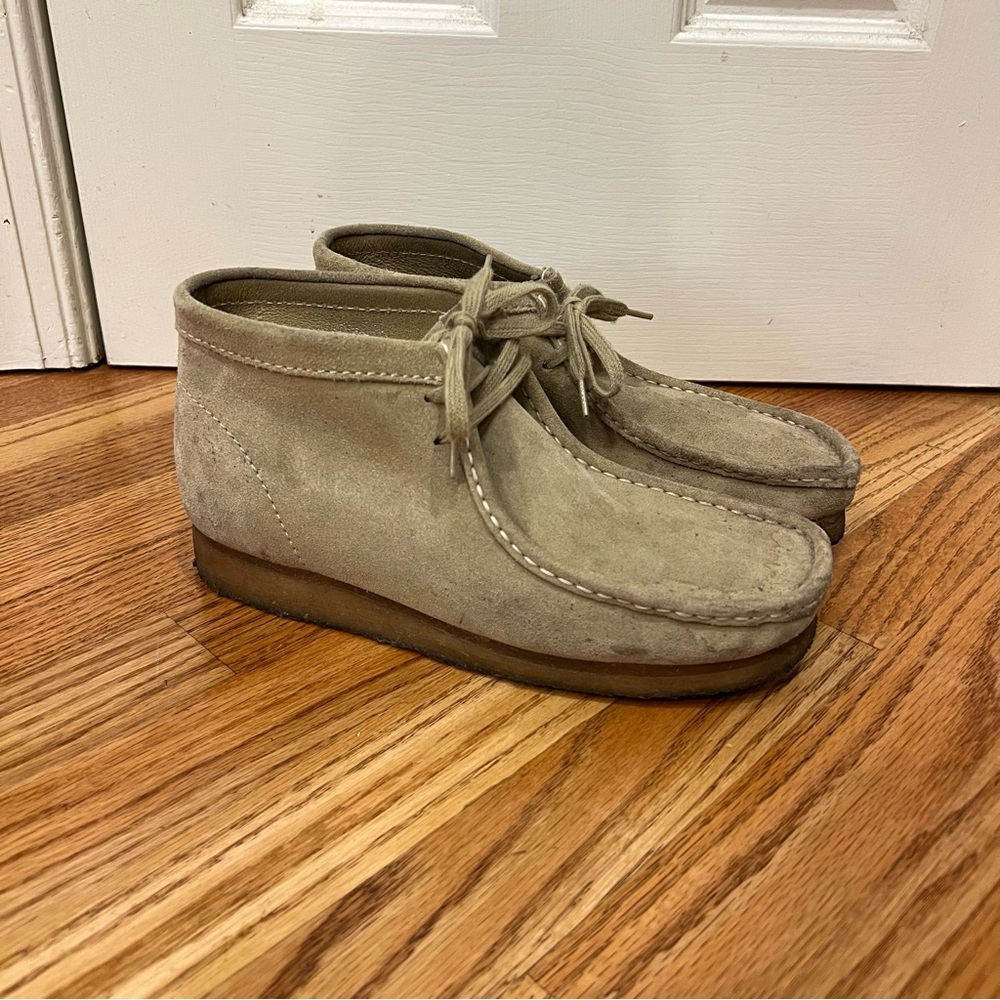 Clarks Wallabees Chukka Boots Shoes Men's Suede Leather 9.5